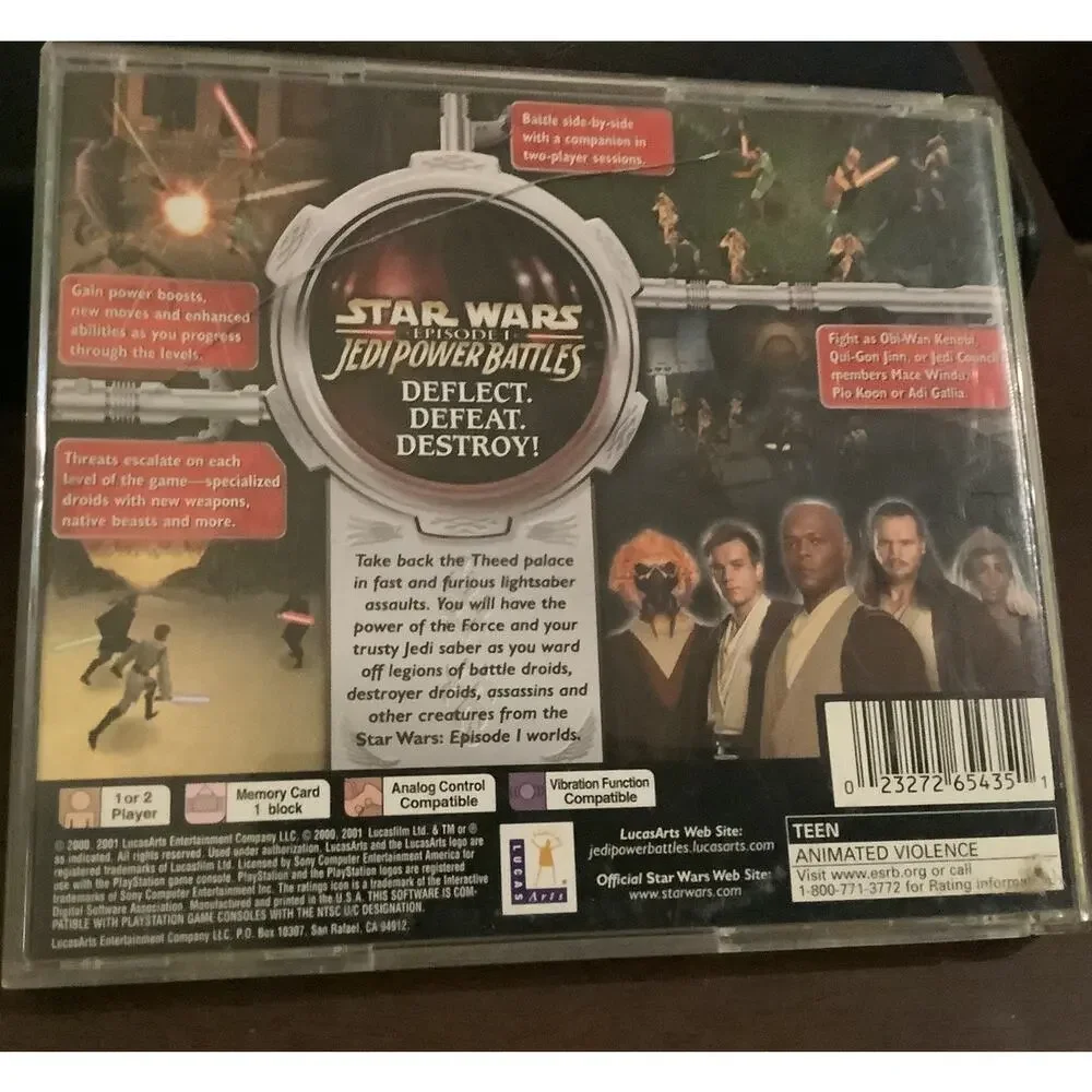 PS Star Wars Episode 1 Jedi Power Battles